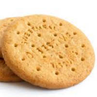 Plain digestive biscuits