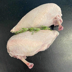 Chicken supremes, French trim