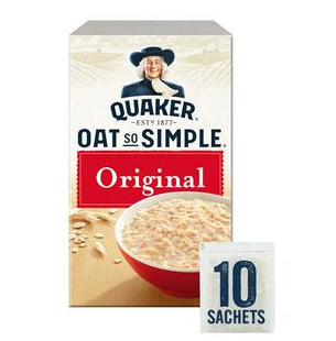 Plain 'so simple' porridge oats - 10 sachets